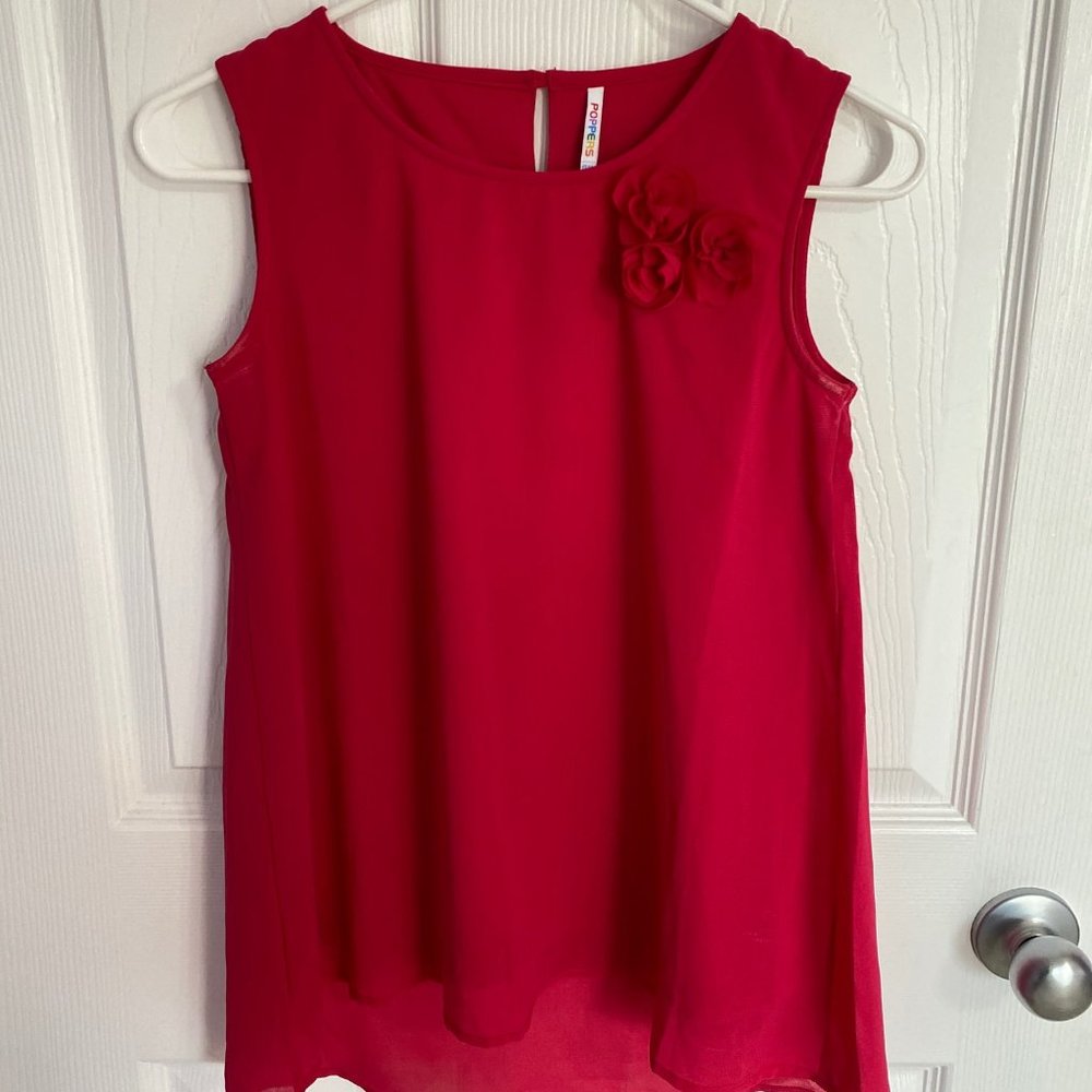Poppers Flowy Pink Top